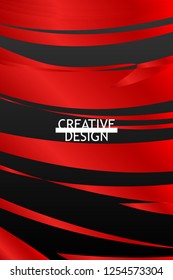 Abstract color 3d paper, art illustration. Vector design layout for banners presentations, flyers, posters and invitations