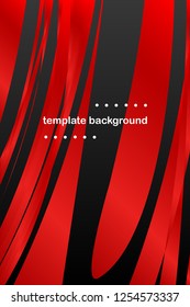 Abstract color 3d paper, art illustration. Vector design layout for banners presentations, flyers, posters and invitations