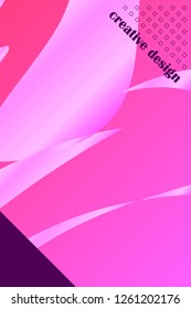 Abstract color 3d paper, art illustration. Vector design layout for banners presentations, flyers, posters and invitations