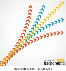 abstract color arrow background
