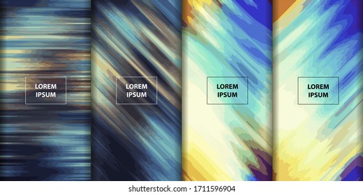 Abstract color Background. Art Conceptual Illustration. Dynamic Flow Lines with Vivid Colors