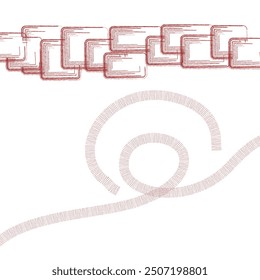 abstract color background with block