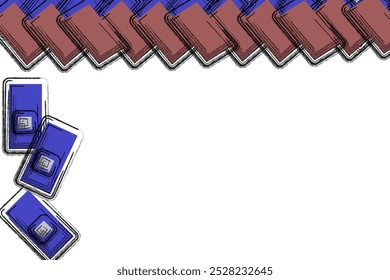 fundo de cor abstrata com bloco