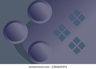 abstract color background with circle and square