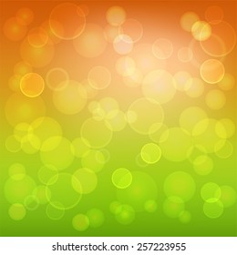 Abstract color background with circles