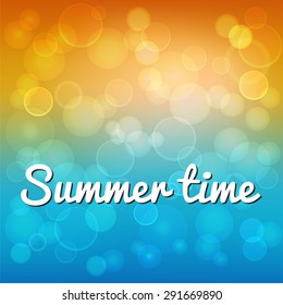 Abstract color background with circles