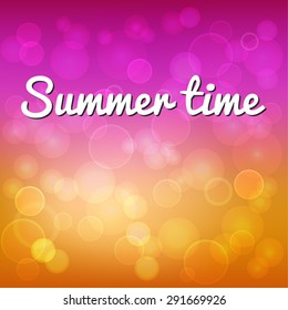 Abstract color background with circles