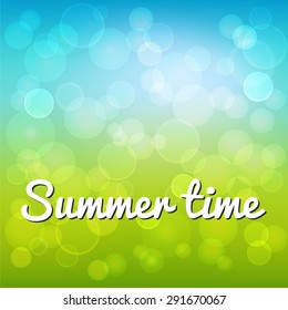 Abstract color background with circles