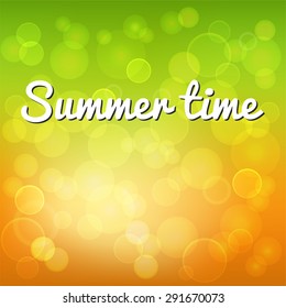 Abstract color background with circles