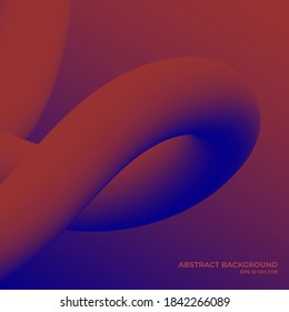 It's an abstract color background consisting of fluid curves.