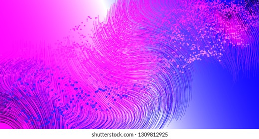 Abstract color background with curve and dots. Abstract Fluid creative. Geometric design, liquids, shapes. Trendy vector collection.

