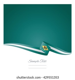 Abstract color background Delaware flag vector