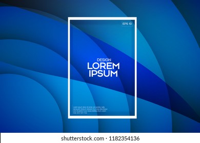 abstract color background design. Fluid gradient shapes composition. Eps10 vector.