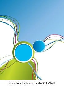 Abstract color background. Design layout template