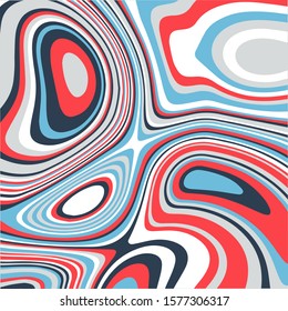 Abstract color background from distorted stripes and circles. For the design of invitation cards, brochures, presentations, textiles.
