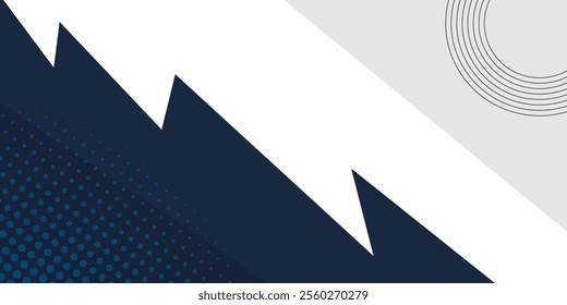 Abstract color background divided by diagonal. Vector illustration, The background is divided into two colors with halftone dots.	