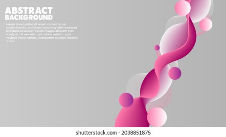 Abstract color background. Dynamic shapes composition. 