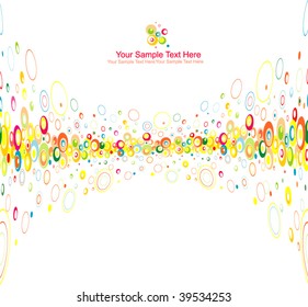 Abstract color background from elegance line.