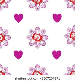 Fondo abstracto del color con la flor