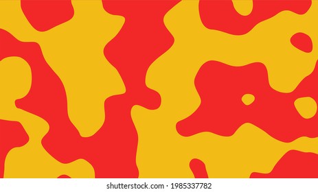 Abstract color background with fluid shapes, vector illustration.