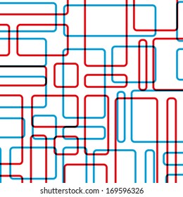 Abstract color background, geometric shapes.