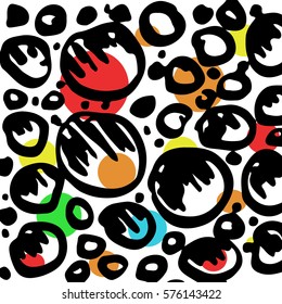 Abstract color background, geometric shapes