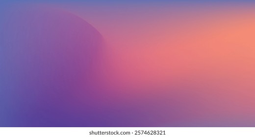 Abstract color background. Gradient blend. Bright colored glow. Diffuse glare. Blurry highlights. Modern design template for web cover.