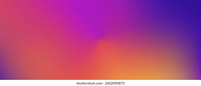 Abstract color background. Gradient blend. Bright colored glow. Diffuse glare. Blurry highlights. Modern design template for web cover.