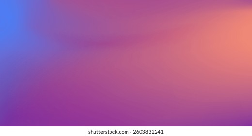 Abstract color background. Gradient blend. Bright colored glow. Diffuse glare. Blurry highlights. Modern design template for web cover.