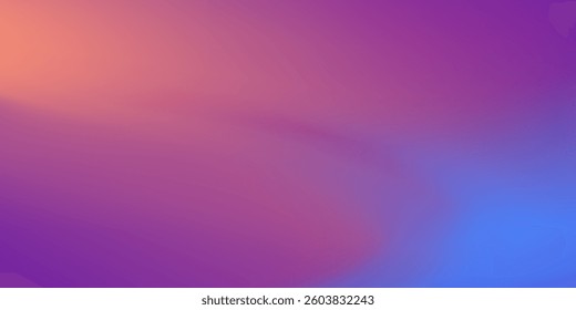 Abstract color background. Gradient blend. Bright colored glow. Diffuse glare. Blurry highlights. Modern design template for web cover.