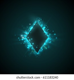 Abstract color background of highlights and glow. On a dark background. EPS10