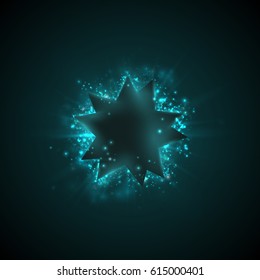 Abstract color background of highlights and glow. On a dark background. EPS10