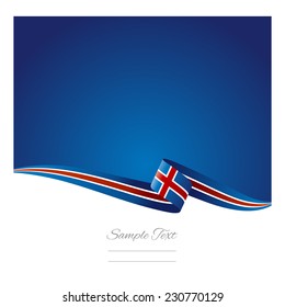 Abstract color background Iceland flag
