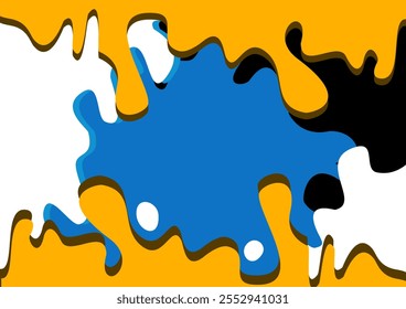 Una ilustración de fondo de color abstracto