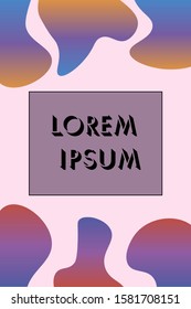 Abstract color background. Layout design for presentations of banners, leaflets, posters and invitations. EPS 10.
