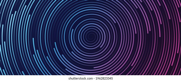 Abstract color background with lines in spiral.