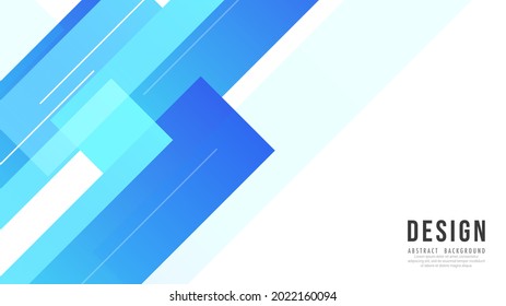 Resumen Fondo de color, largo, oblicuo, degradado azul apilado sobre un fondo blanco , Diseño plano moderno para presentación , ilustración Vector EPS 10