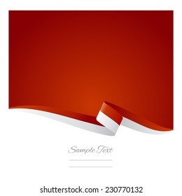 Abstract color background Monaco flag