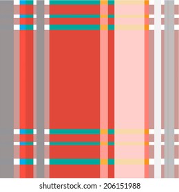 Abstract color background, multicolored geometric lines and squares, vector seamless pattern