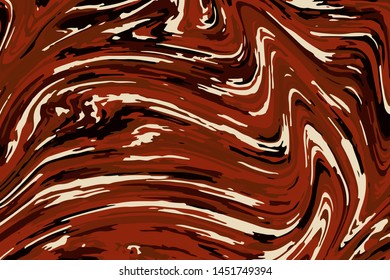 Abstract color background of multicolored liquid colors. Liquid marble texture, waves. Modern design of trendy colors. Vector illustration EPS 10.