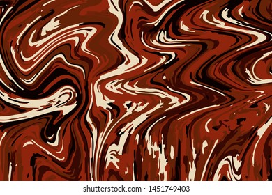 Abstract color background of multicolored liquid colors. Liquid marble texture, waves. Modern design of trendy colors. Vector illustration EPS 10.