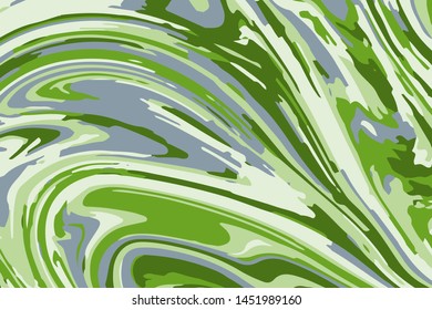 Abstract color background of multicolored liquid colors. Liquid marble texture, waves. Modern design of trendy colors. Vector illustration EPS 10.