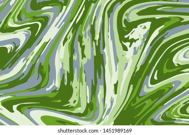 Abstract color background of multicolored liquid colors. Liquid marble texture, waves. Modern design of trendy colors. Vector illustration EPS 10.