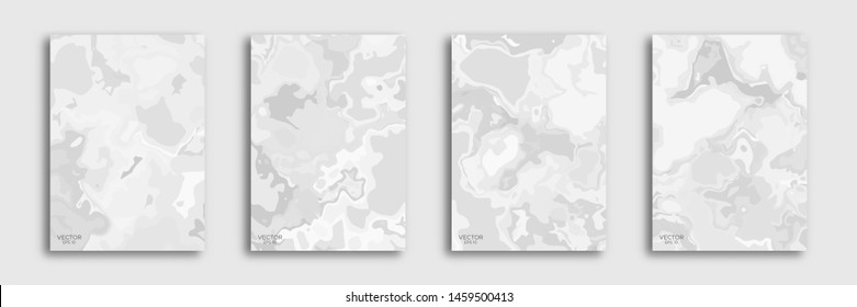 Abstract color background of multicolored liquid colors. Liquid marble texture, waves. Modern design of trendy colors. Vector illustration EPS 10.