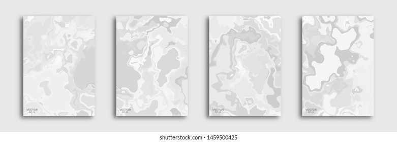 Abstract color background of multicolored liquid colors. Liquid marble texture, waves. Modern design of trendy colors. Vector illustration EPS 10.
