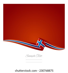 Abstract color background Norway flag