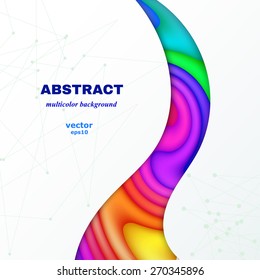 Abstract color background with place for text. Vector illustration