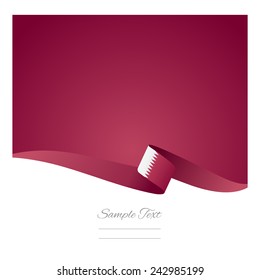 Abstract color background Qatar flag