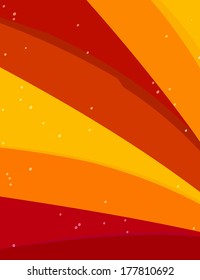 Abstract color background with rays and stripes 