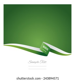 Abstract color background Saudi Arabia flag